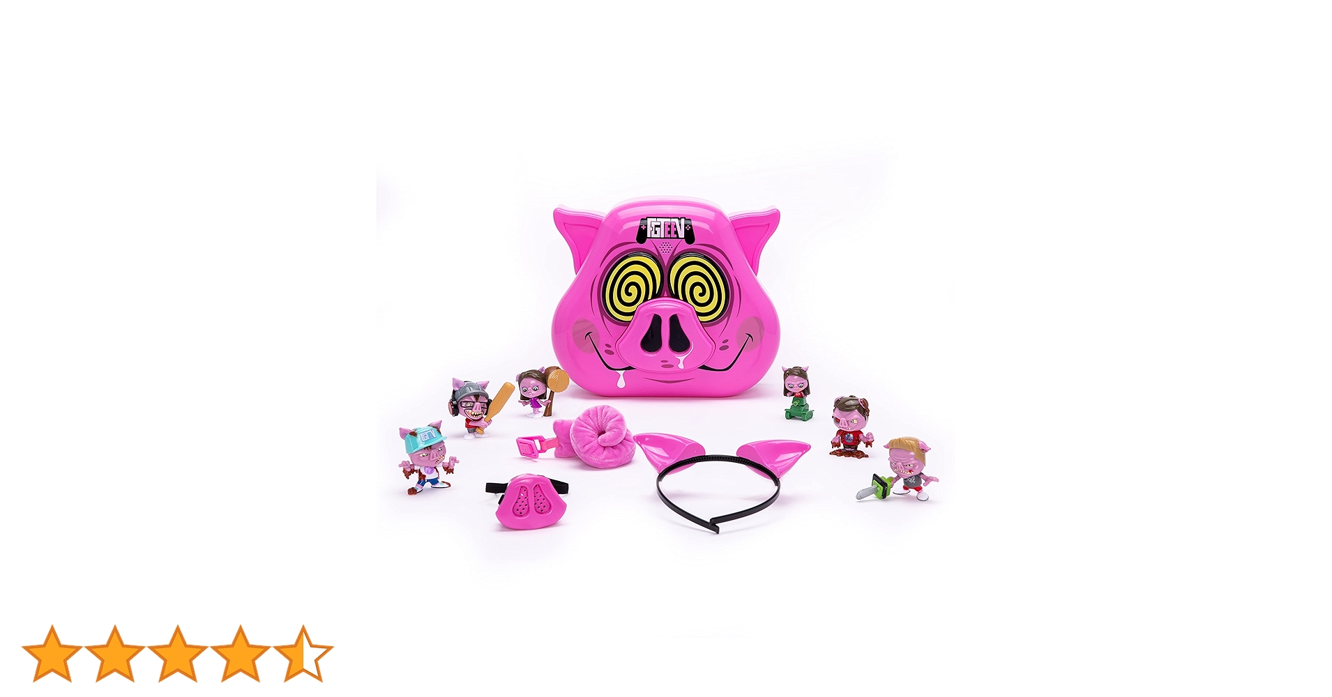 FGTeeV – Pig Party Pack - Pig face case Doubles as Storage and